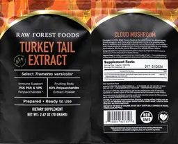 Label for Turkey Tail Extract