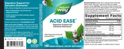 Label for Acid Ease
