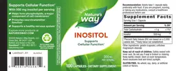 Label for Inositol 500 mg