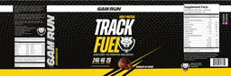 Label for Track Fuel Chocolate Ice Cream