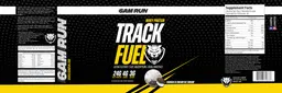 Label for Track Fuel Cookies & Cream Ice Cream
