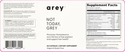 Label for Not Today, Grey
