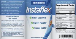 Label for Instaflex Joint Health