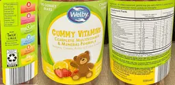 Label for Gummy Vitamins