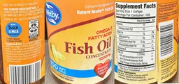 Label for Fish Oil 1200 mg