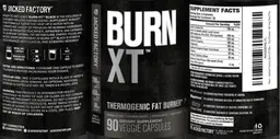 Label for Burn XT Black