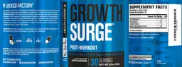 Label for Growth Surge Unflavored