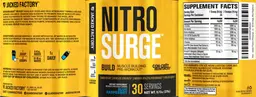 Label for NitroSurge Build Blue Raspberry