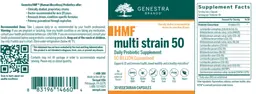 Label for HMF Multi Strain 50