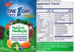 Label for Men's with Nature's Medley