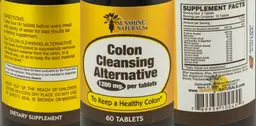 Label for Colon Cleansing Alternative 1200 mg