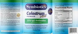 Label for Colostrum Plus Powder