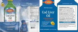 Label for Cod Liver Oil