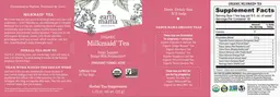 Label for Organic Milkmaid Tea