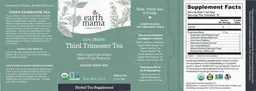 Label for Third Trimester Tea Fragrant Herbal Mint