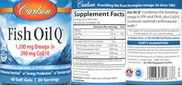 Label for Fish Oil Q
