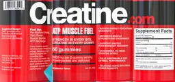Label for ATP Muscle Fuel Blueberry Flavor