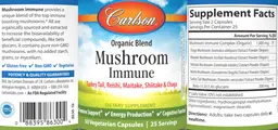 Label for Mushroom Immune
