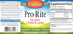 Label for Pro-Rite