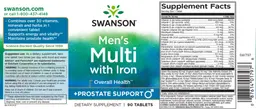 Label for Men's Multi with Iron