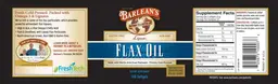 Label for Lignan Flax Oil