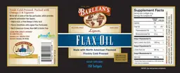 Label for Lignan Flax Oil