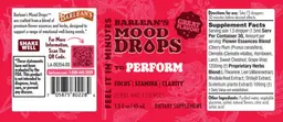 Label for Mood Drops to Perform