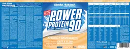 Label for Power Protein 90 Apricot-Maracuya Flavour