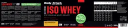 Label for Extreme Iso Whey Butter Biscuit