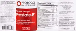 Label for Clinical Strength Prostate-B