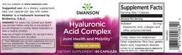 Label for Hyaluronic Acid Complex 83 mg