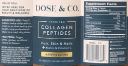 Label for Collagen Peptides