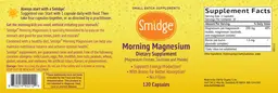 Label for Morning Magnesium