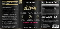 Label for Veiniac Fruit Explosion