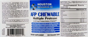 AFP Chewable Multiple Protease