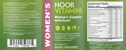 Label for Women's Complete Multivitamin