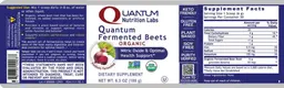 Label for Quantum Fermented Beets