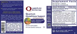 Label for Quantum Glutathione Support