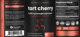 Label for Tart Cherry