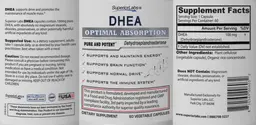 Label for DHEA