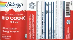 Label for Bio CoQ-10 100 mg Enhanced Absorption