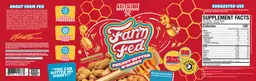 Label for Farm Fed Peanut Butter N' Honey