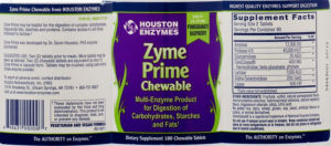 Zyme Prime Chewable Pomegranate Raspberr