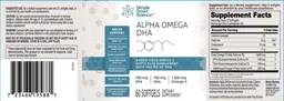 Label for Alpha Omega DHA