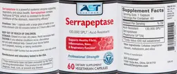 Label for Serrapeptase 130,000 SPU