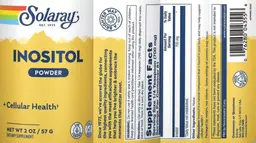 Label for Inositol Powder