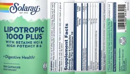 Label for Lipotropic 1000 Plus