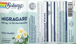 Label for Migragard 400 mg