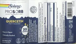 Label for Quercetin Phytosome