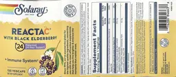 Label for Reacta C with Black Elderberry
